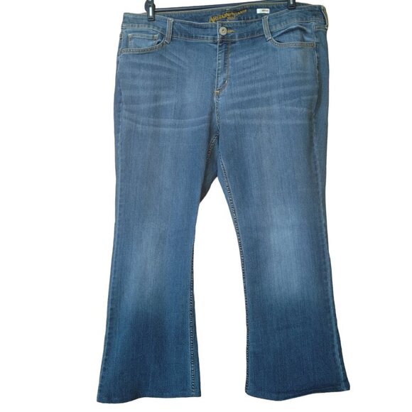 Arizona Jeans JUNIORS PLUS 24 Blue Bootcut Jeans PLEASE READ - Picture 1 of 6